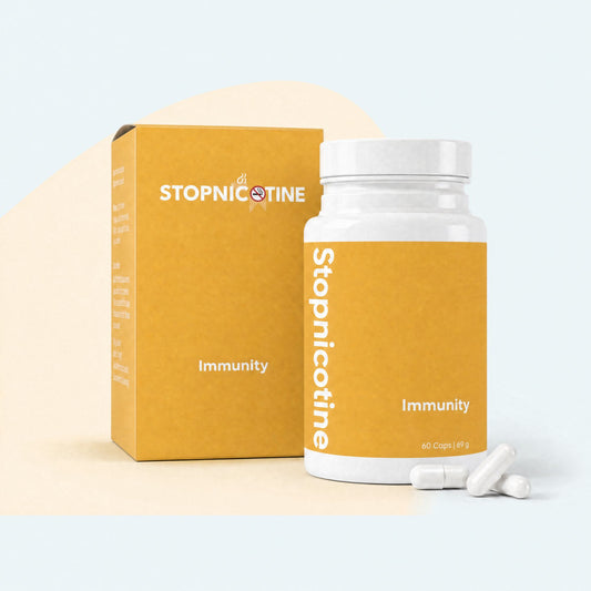 Stopnicotine Immuniteit – Verhoog Je Weerstand En Immuunsysteem Tijdens Stoppen Met Roken | 60 Capsules