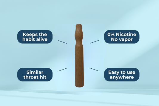 Aromatine® - 100% Natural Inhalor. Quit smoking, keep the habit.