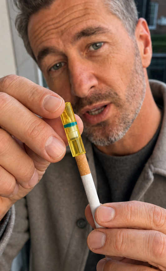 NicoQuit-filters tegen teer en nicotine – Hulp bij het stoppen met roken – Minder roken in je eigen tempo – verpakking van 20 stuks