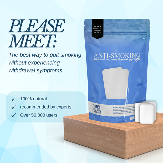 NicoQuit® Pleisters – Stoppen Zonder Stress. Zonder Terugval | Bestrijd Ontwenningsverschijnselen | 60 stuks