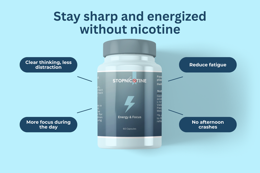 Stopnicotine Energie – Minder Vermoeid, Voel Je Energieker Tijdens Stoppen Met Roken